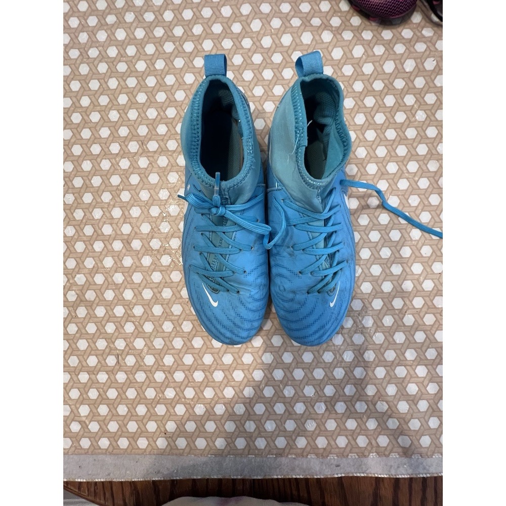 Nike‎ Phantom Luna 2 Club FG Blue Soccer Cleats Size 6Y FJ2601-400